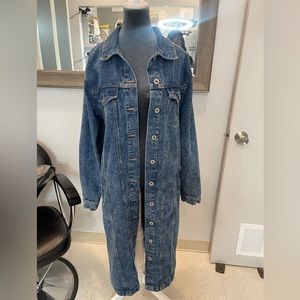 Blue Age Denim Long Jacket M EUC